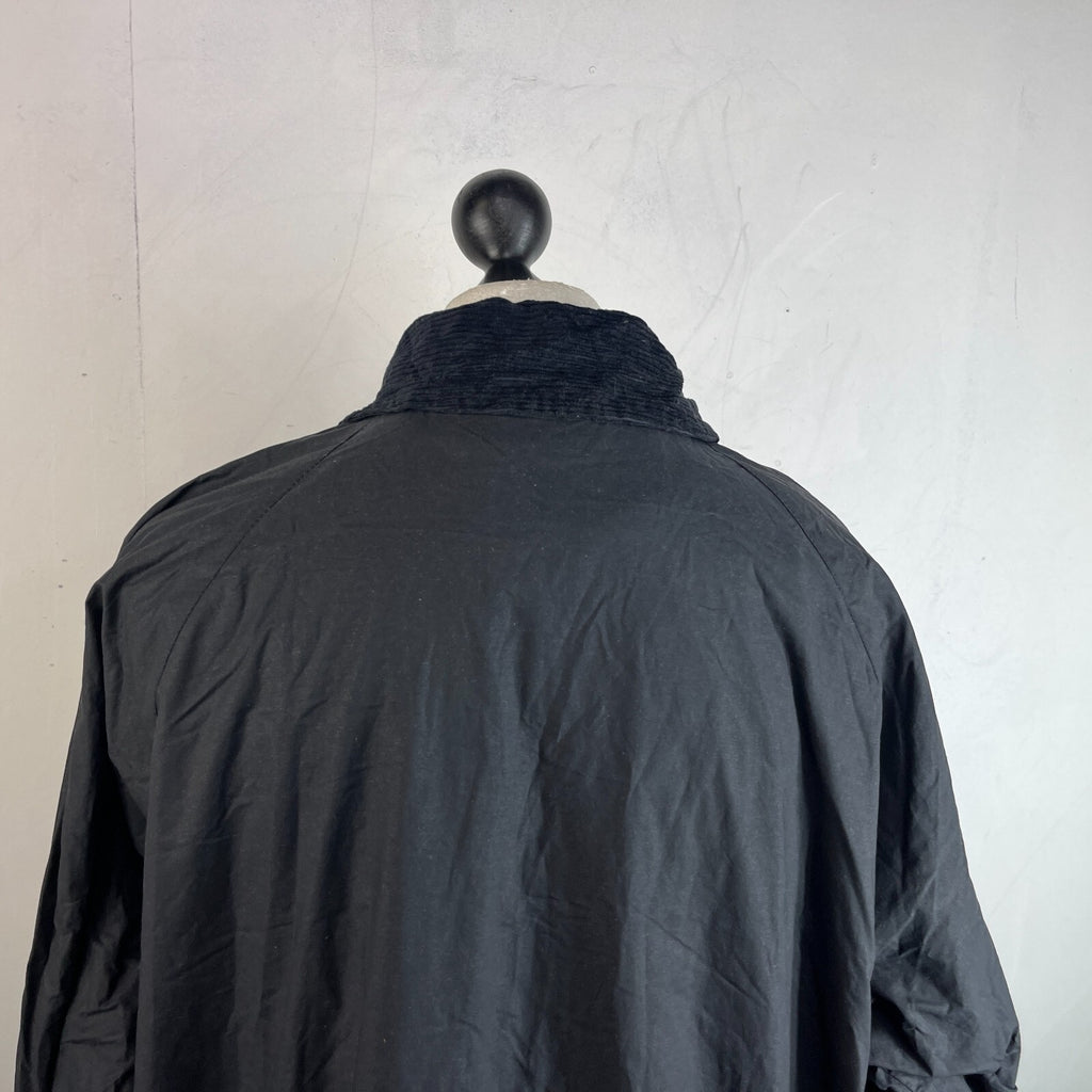 Lufthansa by Bearwood Men's Wax Cotton Jacket Black size 3XL Made in England