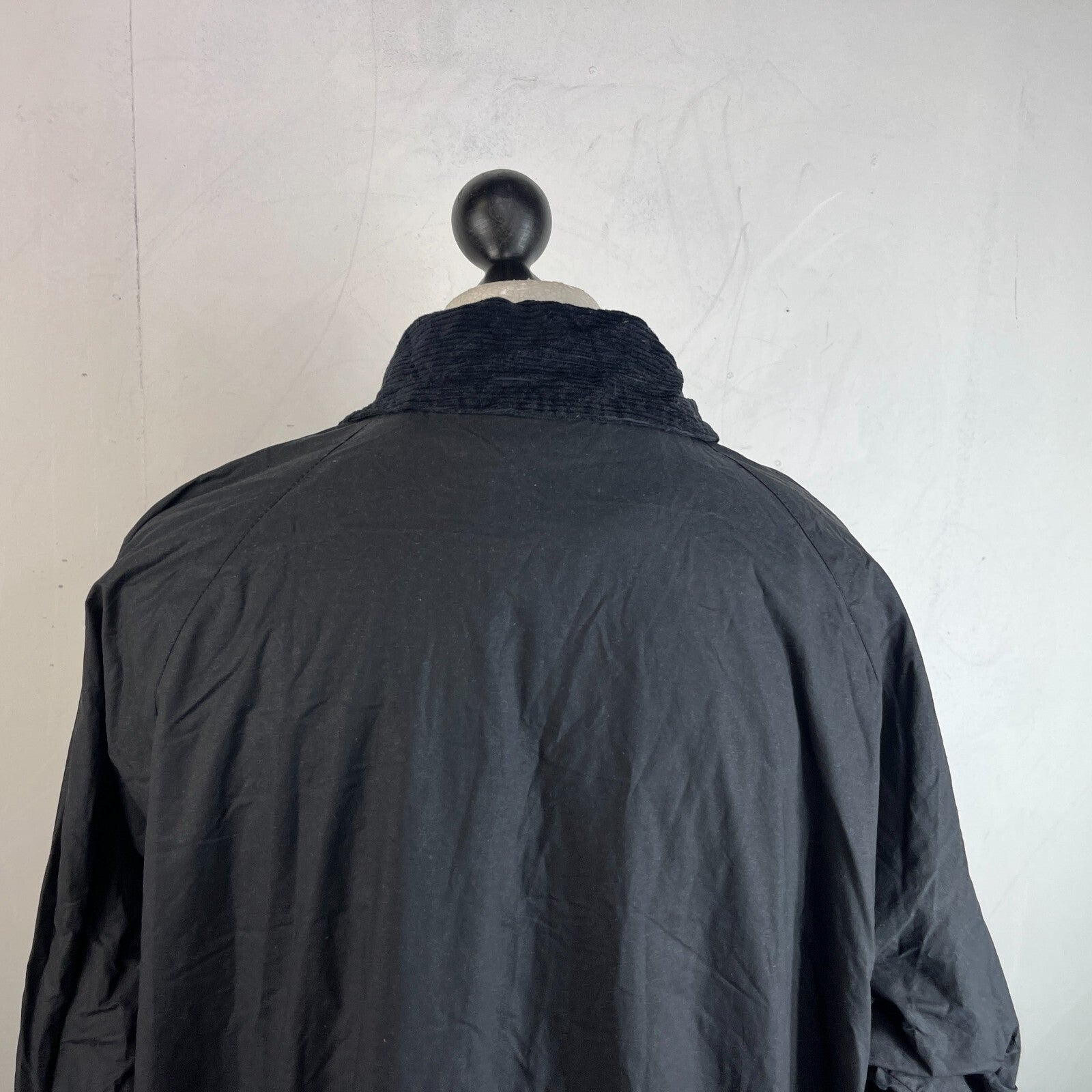 Lufthansa by Bearwood Men's Wax Cotton Jacket Black size 3XL Made in England
