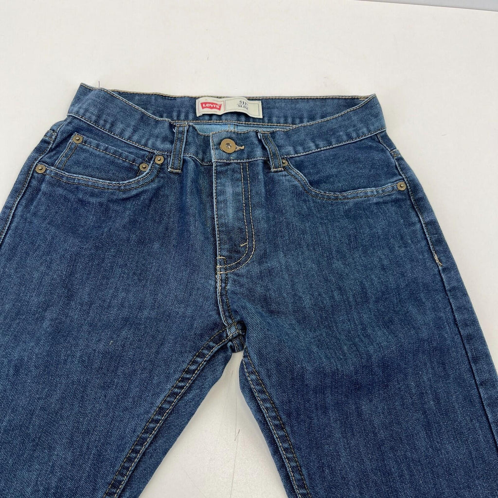 Levi’s 511 Slim Fit Jeans Women's W28" L28" Dark Blue Denim