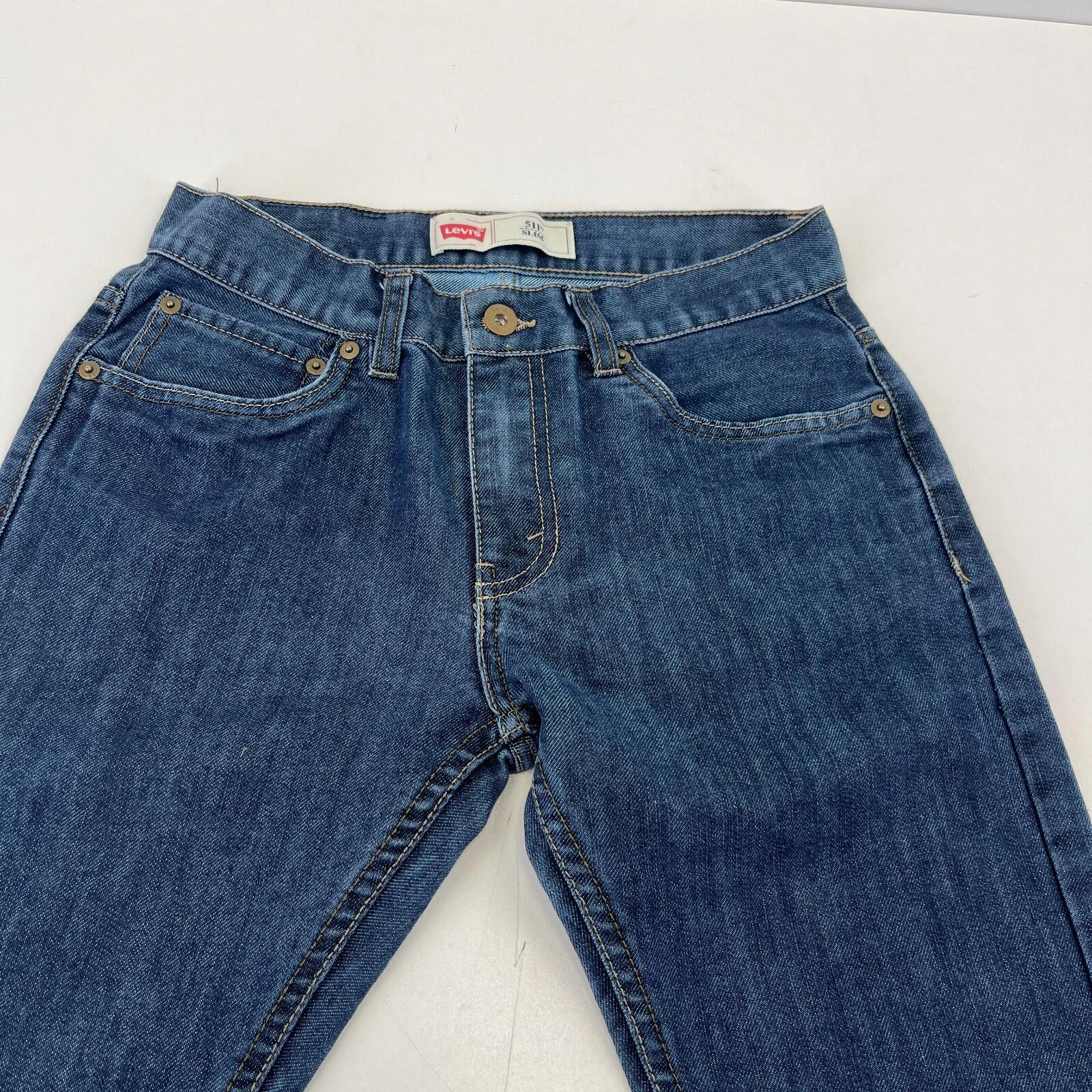 Levi’s 511 Slim Fit Jeans Women's W28" L28" Dark Blue Denim