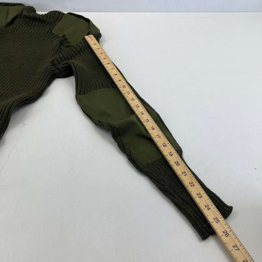 British Army Jersey Men's Heavy Olive Round Neck Jumper Jersey size 118cm
