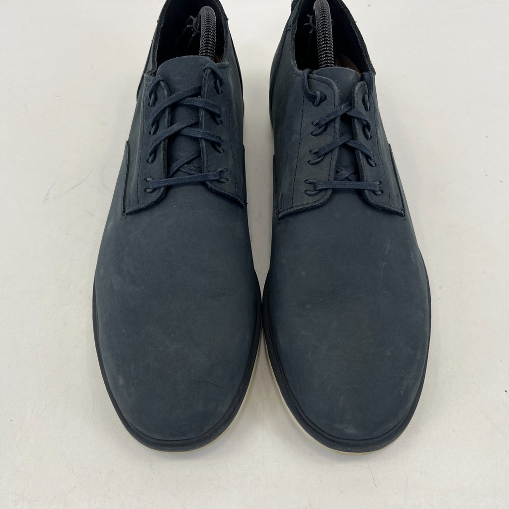 Clarks Cushion Soft Mens Nubuck Leather Lace Up Shoes Dark Grey size 9 G - EU 43