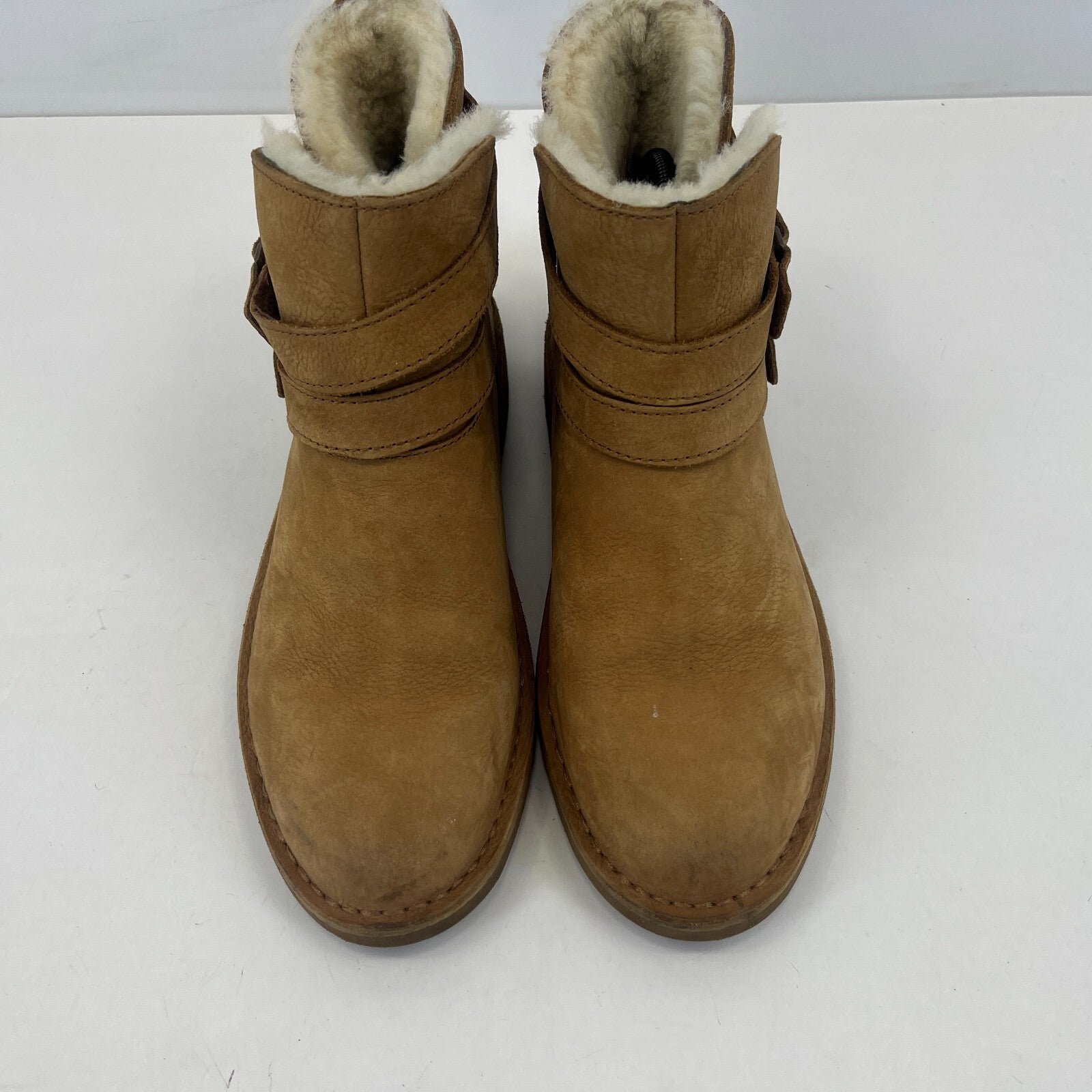 Ugg Aliso Women's Ankle Boots Tan Suede Leather size UK 8 EU 41 Model 1014623
