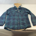 American Eagle Men's Fleece Insulated Hooded Shacket Jacket Lumberjack Shirt M
