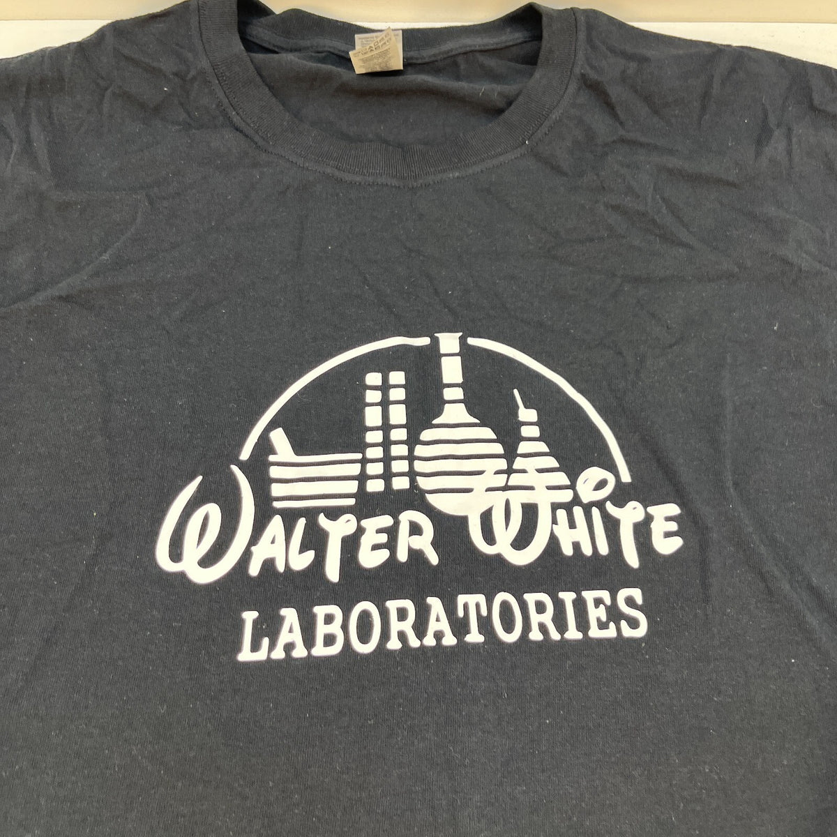 Breaking Bad Heisenberg Walter White Laboratories Men's Black T-Shirt size 5XL