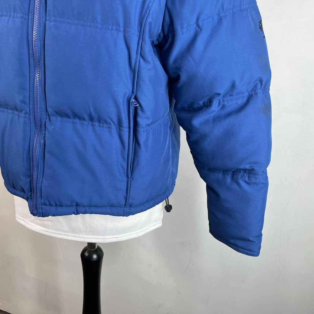 Tog 24 Boardwear Quilted Puffer Bomber Jacket in Blue size Large Ski Wear