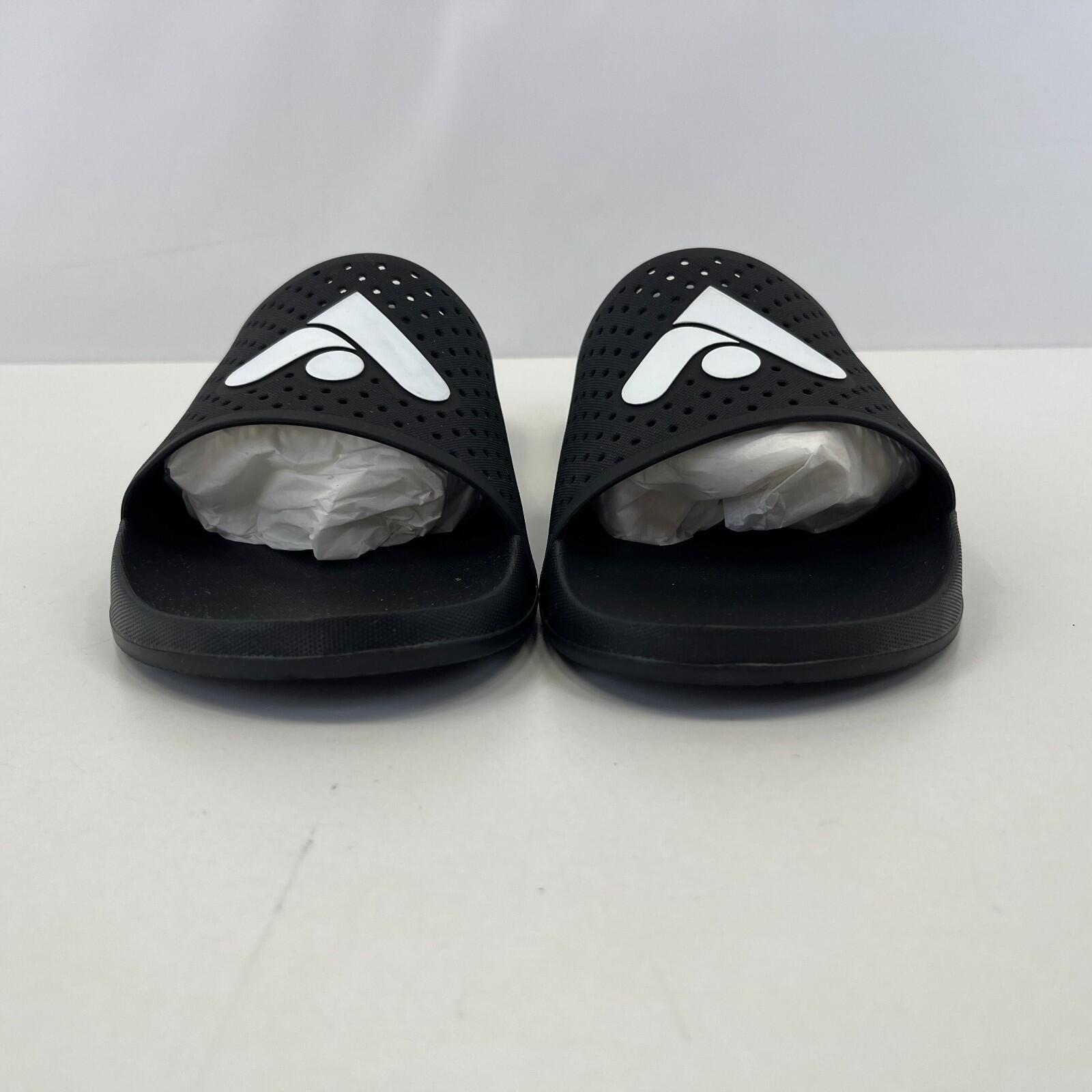 FitFlop Iqushion Arrow Pool Slides in Black size UK 7 EU 41 - New Boxed