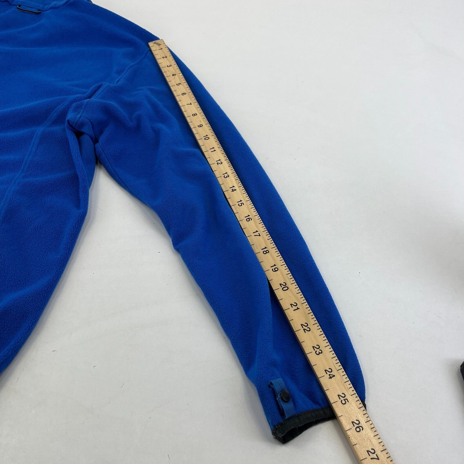 The North Face Men's Blue Fleece Full Zip Jacket with Zip Pockets size Large
