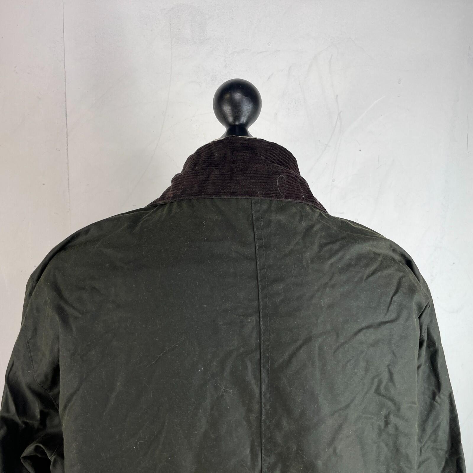 Crane Wax Jacket in Dark Green Waxed Cotton size Large