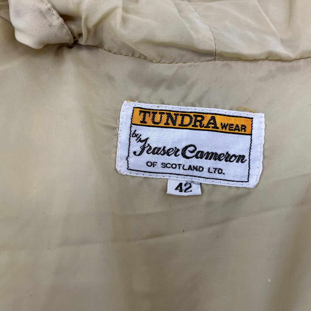 Vtg Tundra by Jasper Cameron Ski Jacket & Salopettes Set Beige size 42 Near Mint