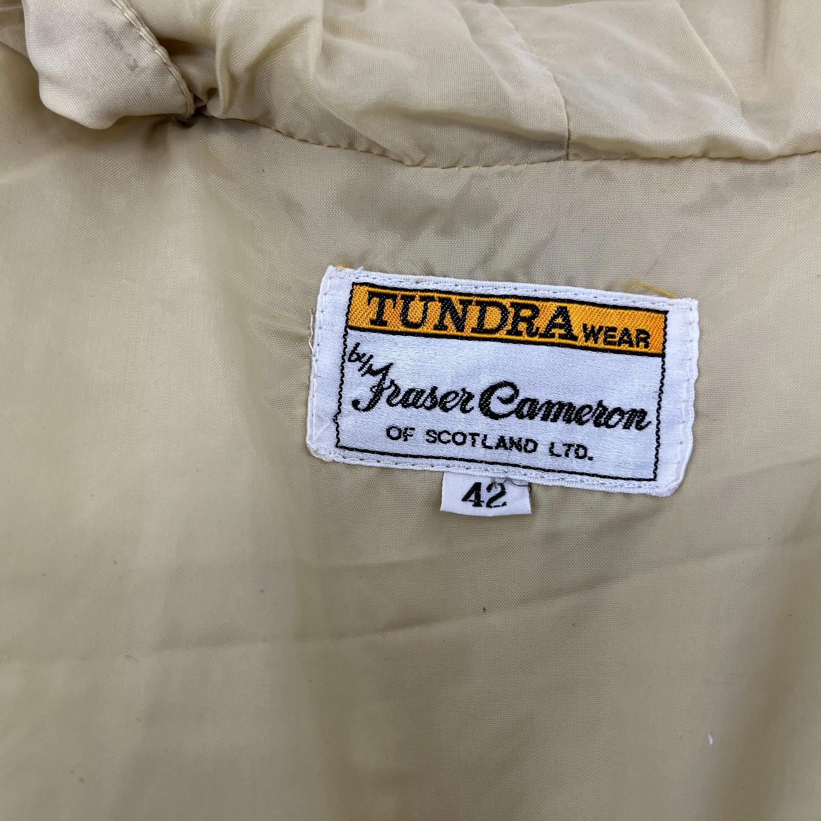 Vtg Tundra by Jasper Cameron Ski Jacket & Salopettes Set Beige size 42 Near Mint