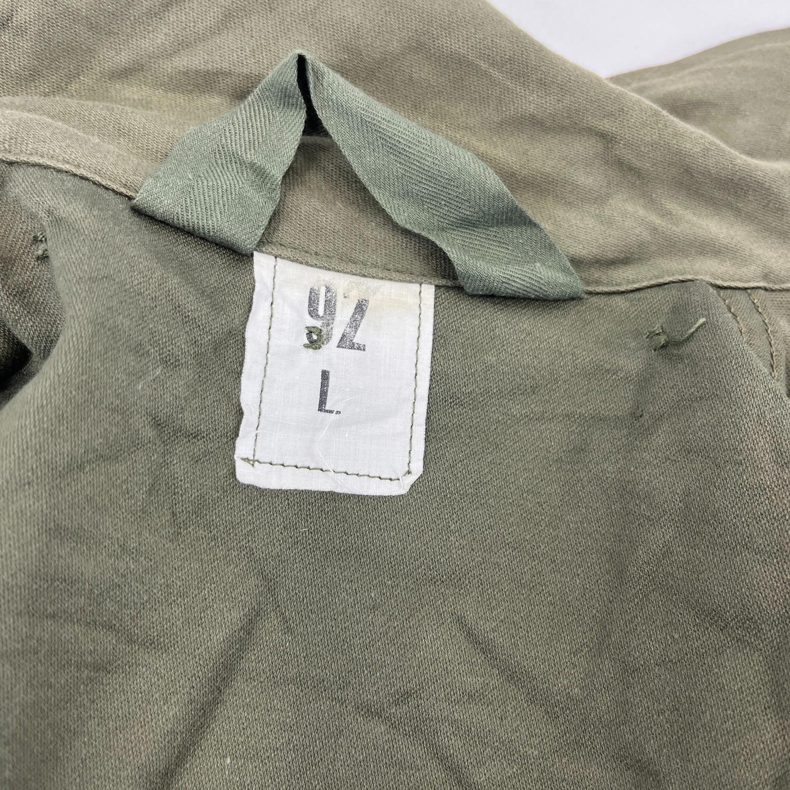 1968 French Army Combat Jacket Parka in Olive Green size 92 L - Near Mint