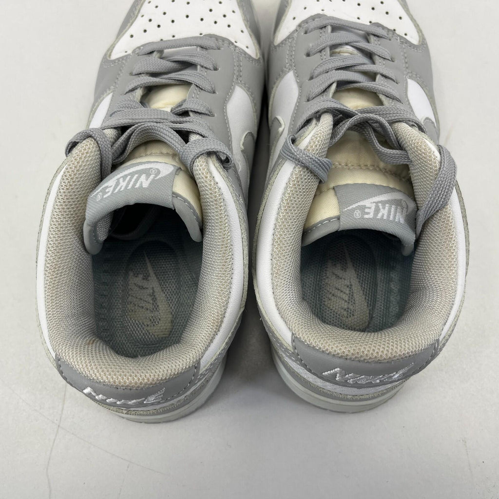Nike Dunk Low Lace Up Trainers in Grey & White UK size 3.5 / EU 36