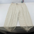 M&S Ladies Goodmove Parachute Joggers Cuffed Trousers Pants Cream UK size 18 New