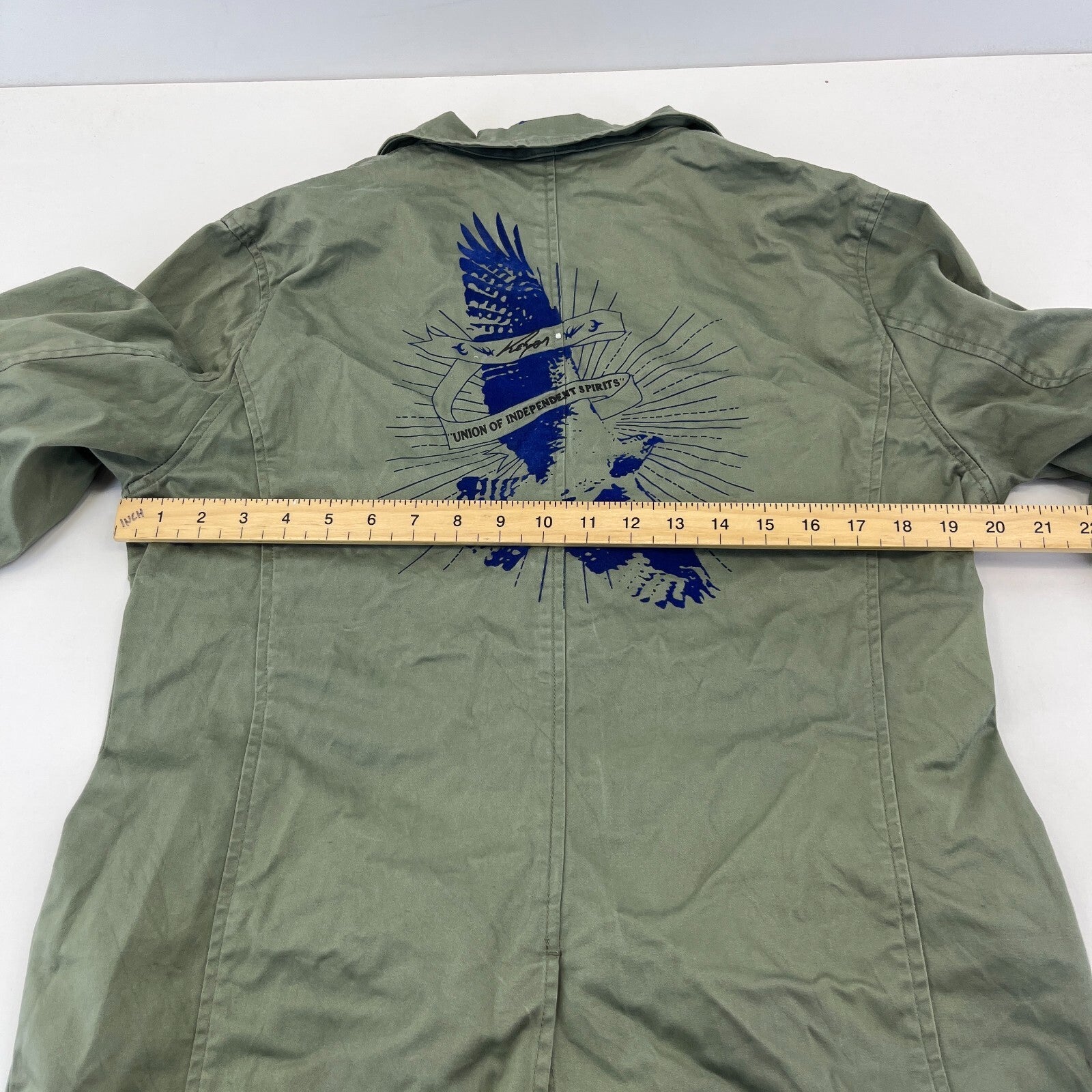 Keyan Olive Green Chino Chore Jacket size Large