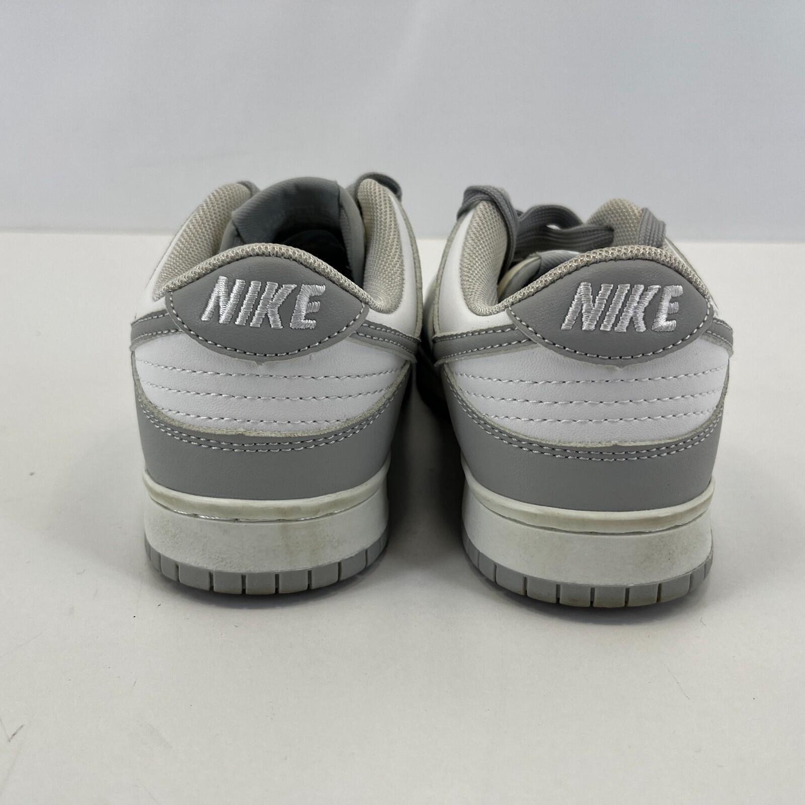 Nike Dunk Low Lace Up Trainers in Grey & White UK size 3.5 / EU 36