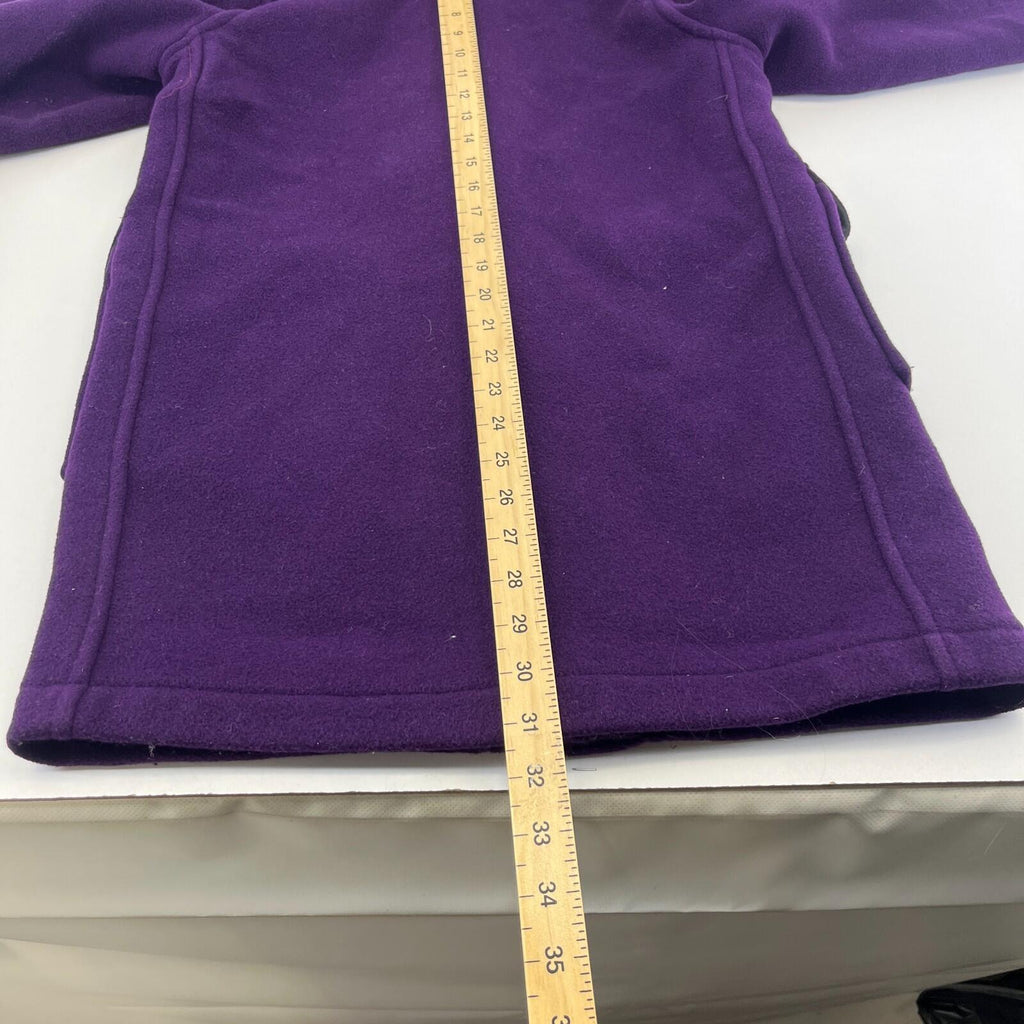 Genuine Gloverall Girls Wool Duffle Coat in Purple age 10 Years - Hooded Toggle