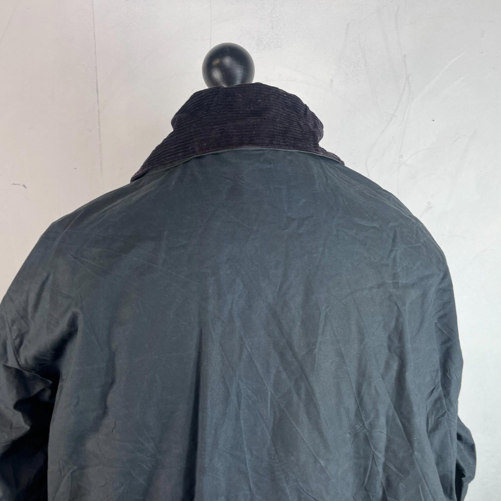Miller & Simons Wax Jacket in Black UK size S - Waxed Cotton Raincoat