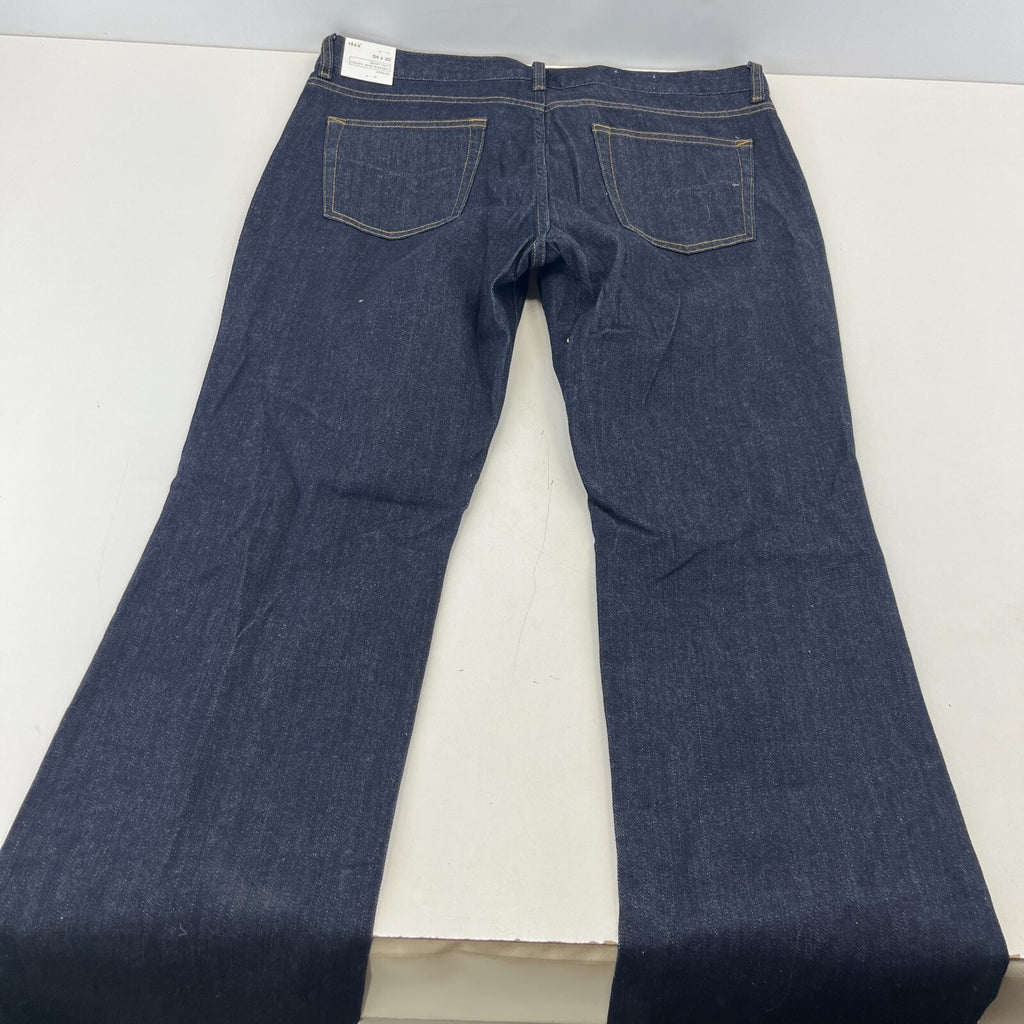 Gap Coupe Semi-Evasee Boot Cut Jeans Dark Blue W34" L32" - New