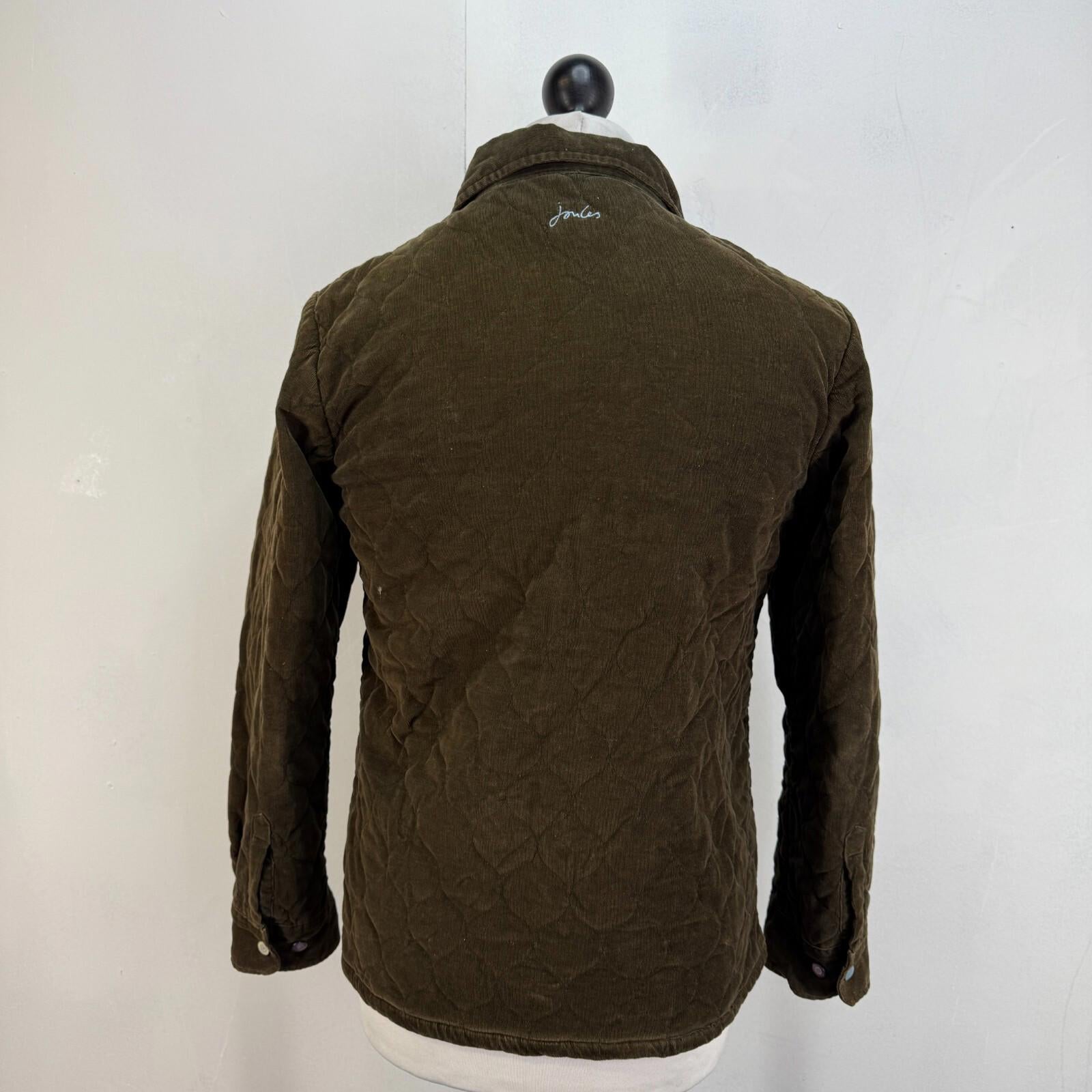 Joules Dog Lover Corduroy Jacket Chocolate Brown UK Women's size 10
