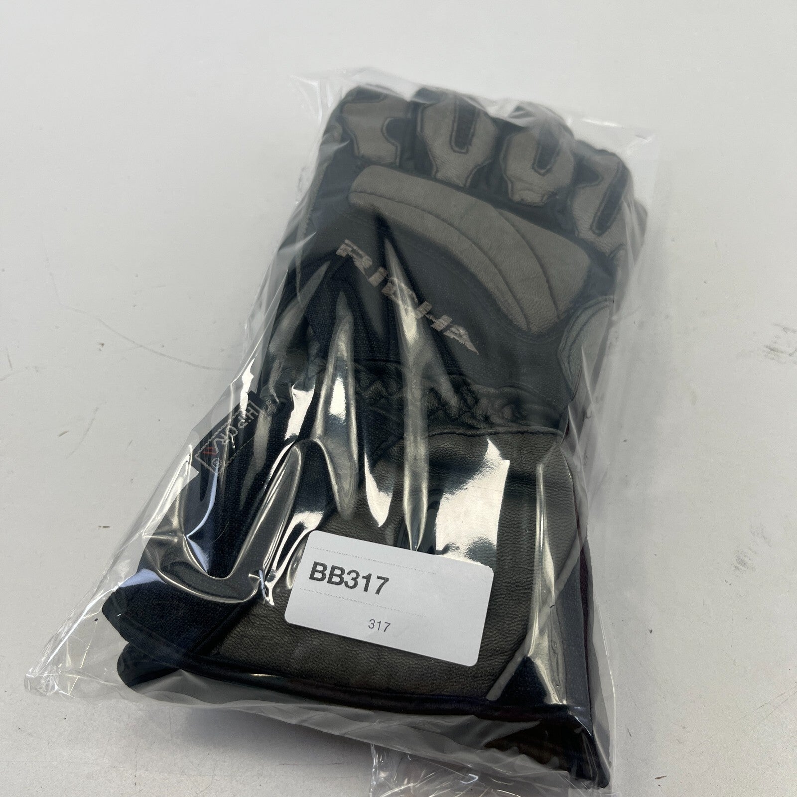 Richa Leather & Textile Motorcycle Motorbike Gloves Black & Silver size M