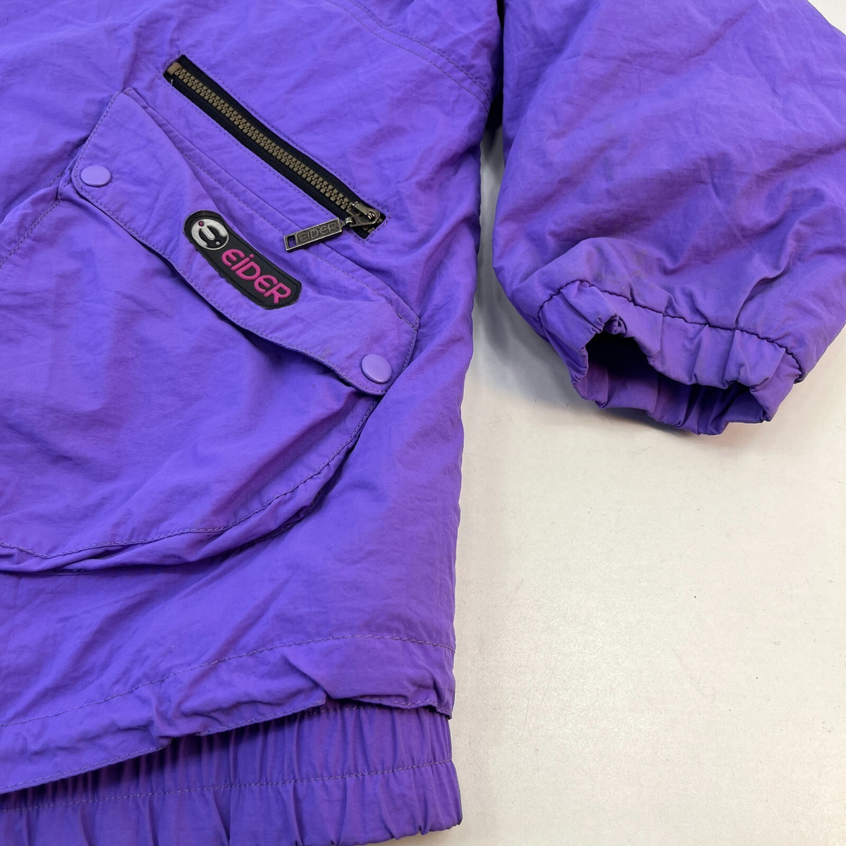 Eider Insulated Ski Jacket Hooded Waterproof Coat Purple size 42