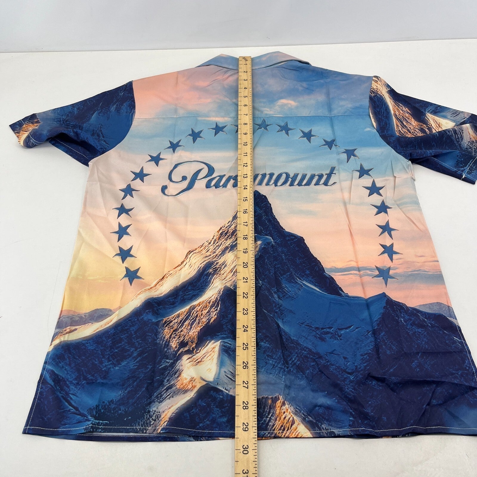 Gloomy Bear AOP Short Sleeve Shirt Paramount Movie Print size M - Sh*te Shirt