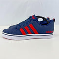 Adidas VS Pace Trainers Casual Shoes in Navy Blue & Red UK size 7 / EU 40 2/3