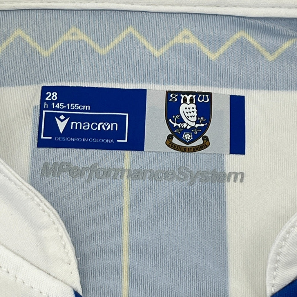 Sheffield Wednesday 23/24 Official Home Shirt Kids 28 (12-13yrs) EyUp