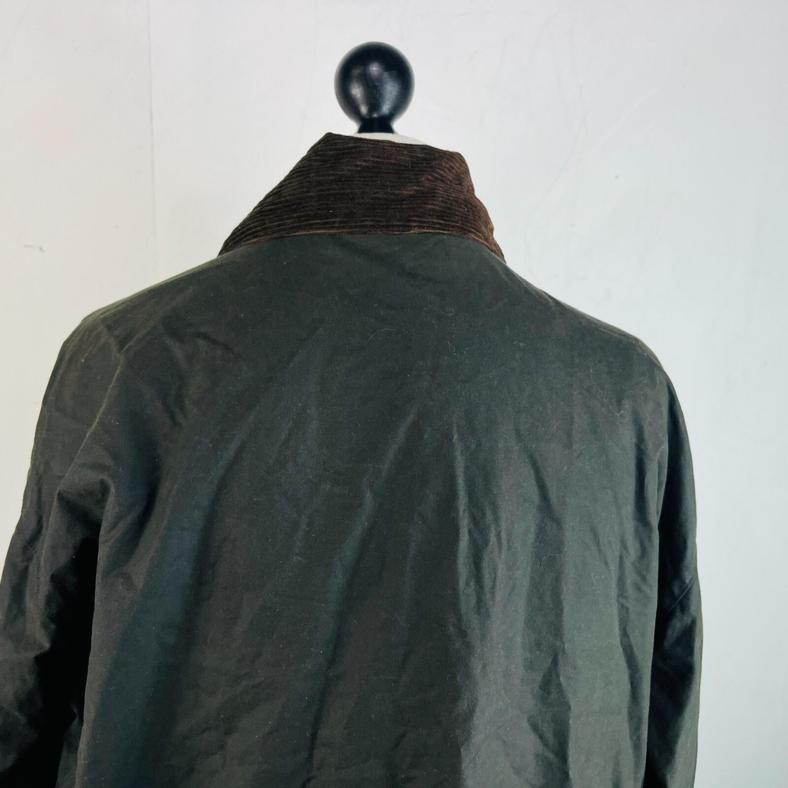 Crane Wax Jacket in Black Waxed Cotton size Large