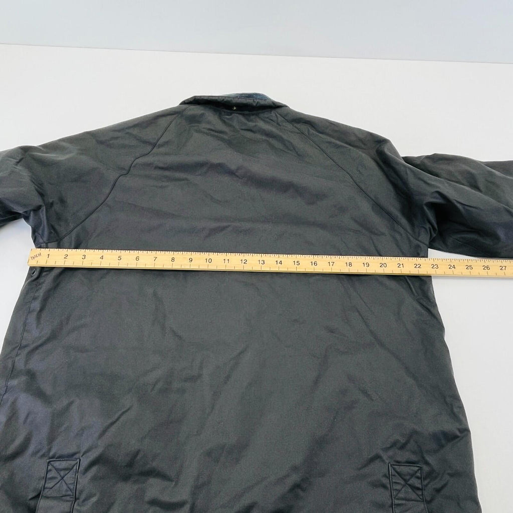Wilkes & Ackerman Men's Outdoor Wax Jacket in Dark Blue size Large
