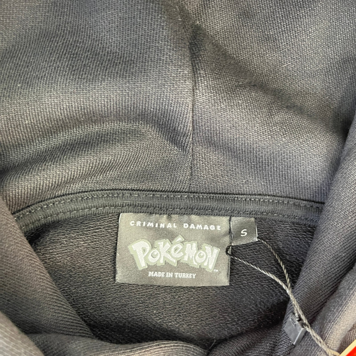 Criminal Damage Pokemon Hoodie Gastly Haunter Gengar Black size Small - New