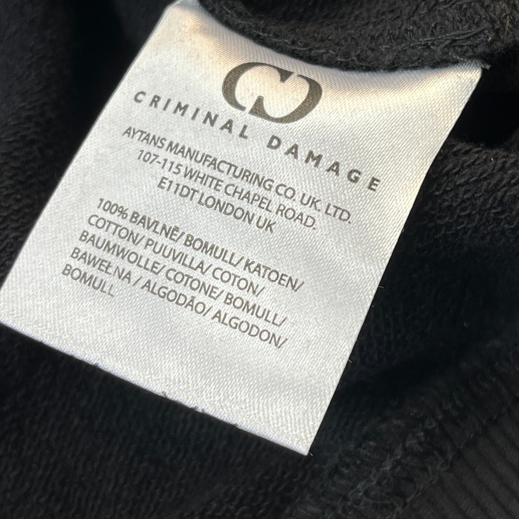 Criminal Damage Pokemon Hoodie Gastly Haunter Gengar Black size Small - New