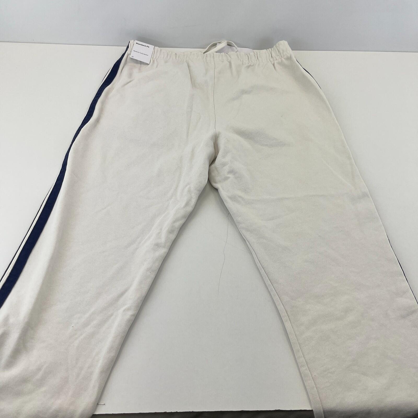 Nike Men's 100% Cotton Joggers Track Pants size Large in White