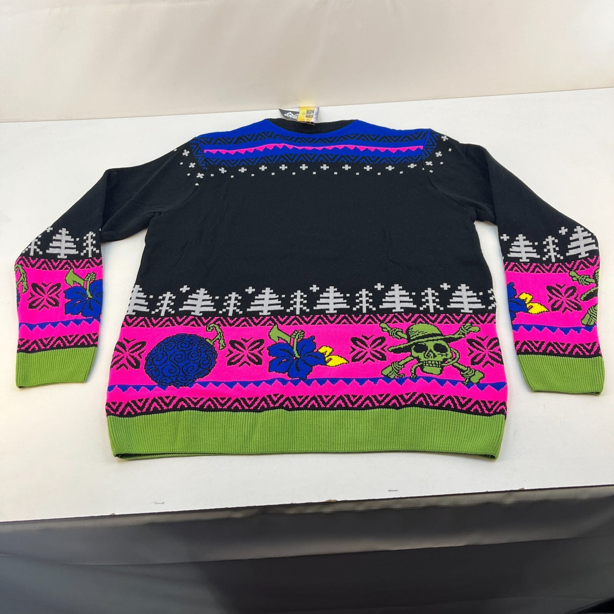 One Piece Luffy Christmas Jumper Men Women Xmas Anime Cosplay Pullover size XL