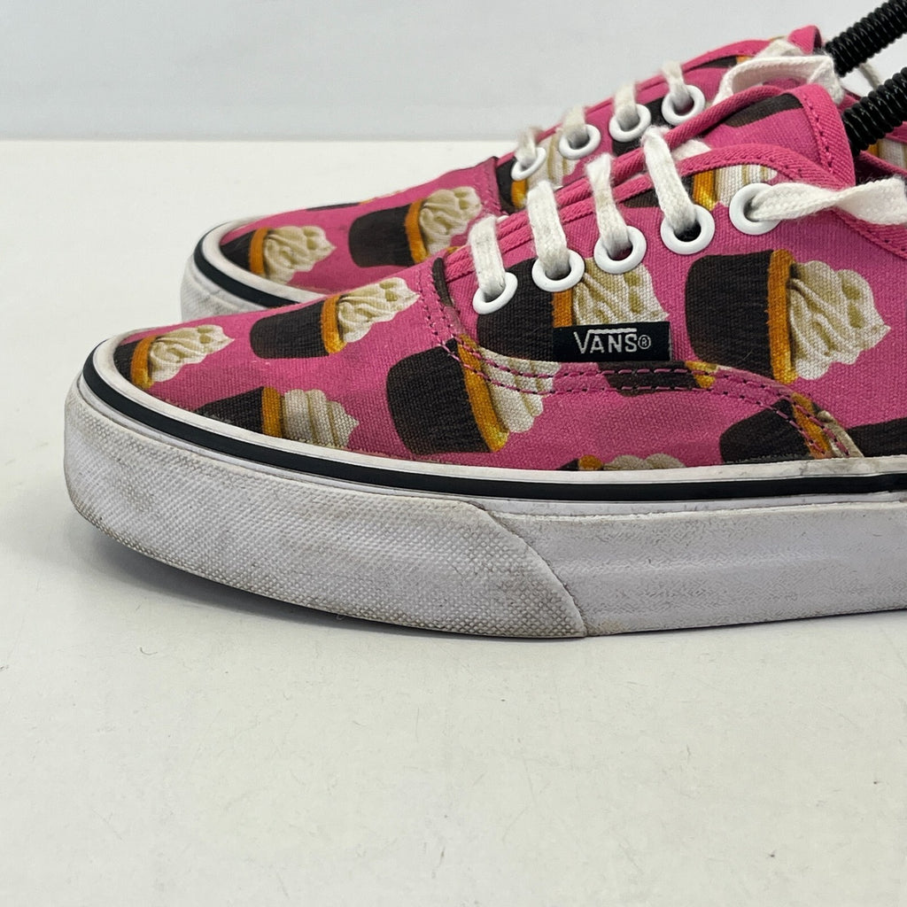 Rare Vans Off the Wall Pink Cupcake Trainers Shoes size UK 6 EU 39