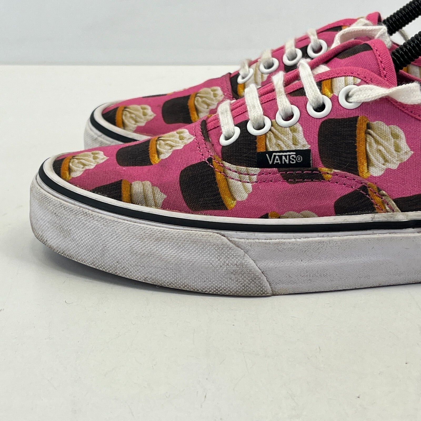 Rare Vans Off the Wall Pink Cupcake Trainers Shoes size UK 6 EU 39