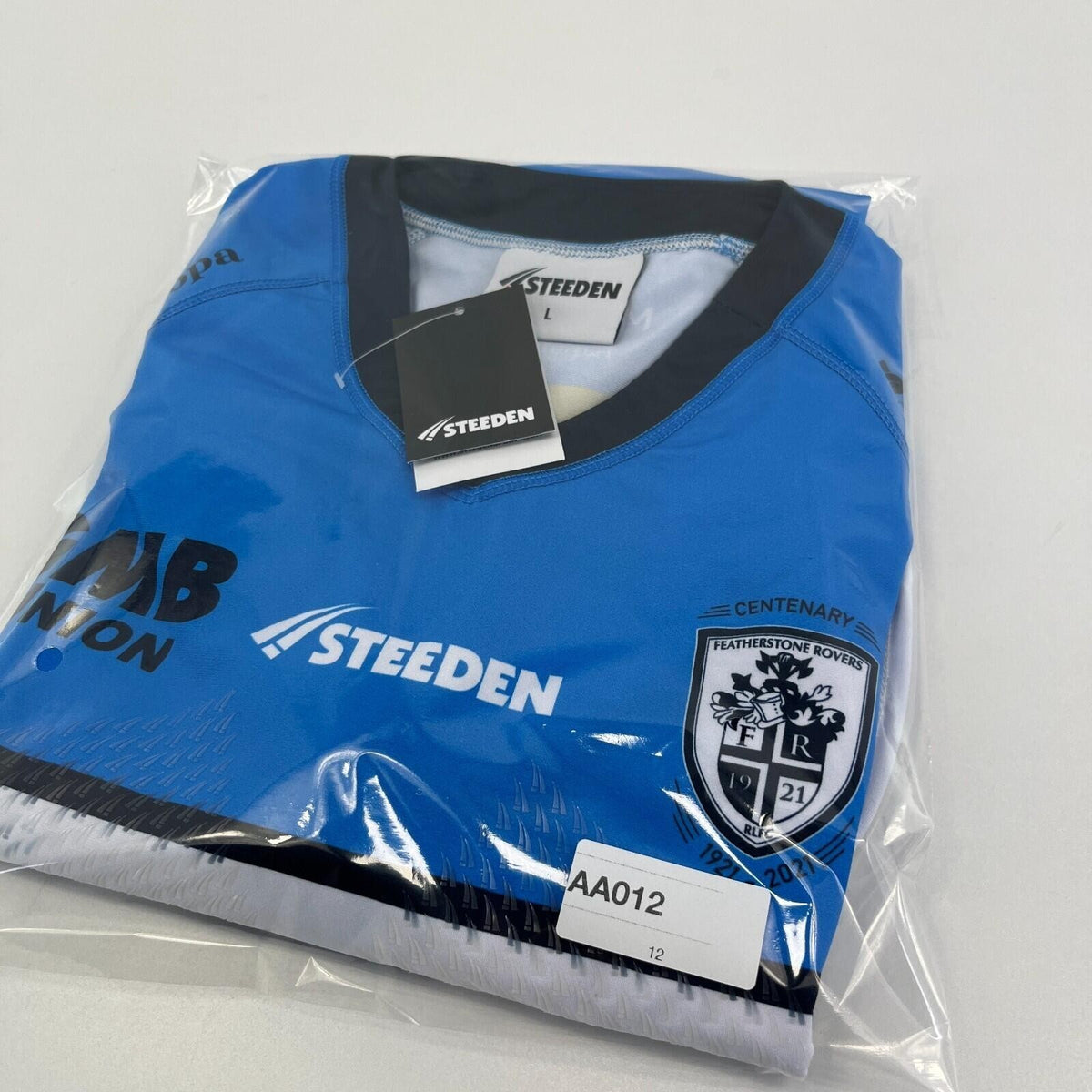 Steenden Featherstone Rovers Away Jersey Centenary Shirt size Large - New