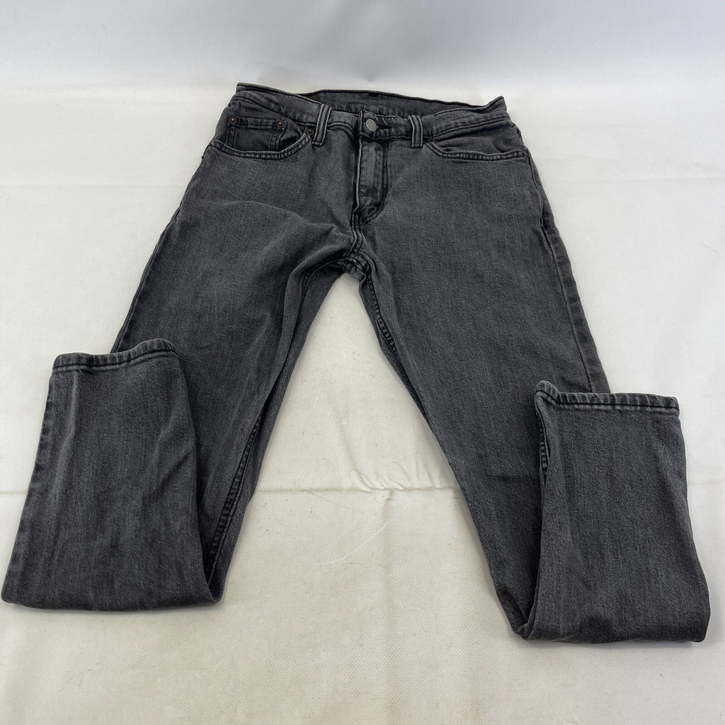 Levis 512 Mens Jeans Black W30" L30" Slim Fit Tapered Stretch Denim