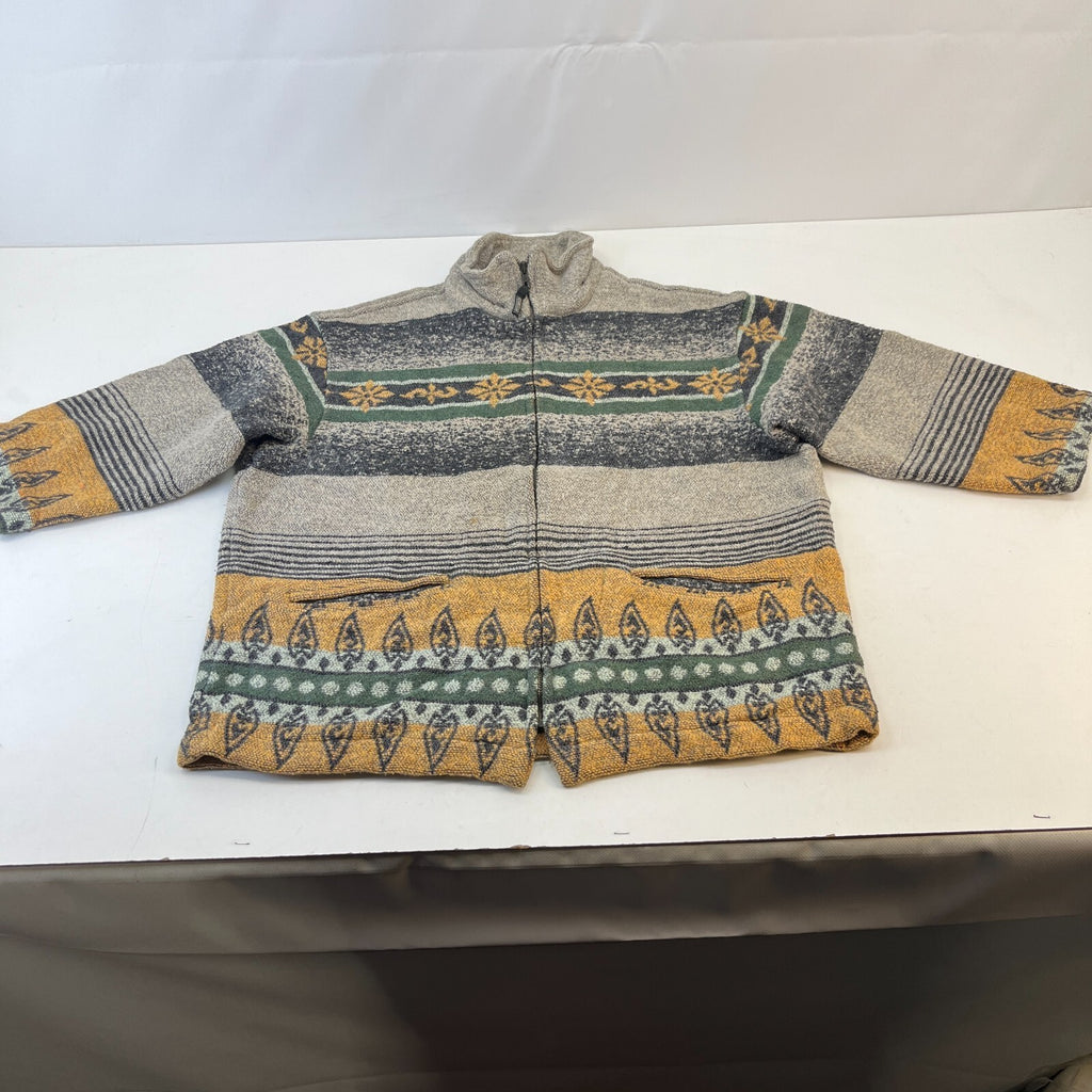 Teddy Smith California Outdoorsman Blanket Jacket Half Sleeve Beige/Yellow M