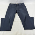 Timberland Men Blue Slim Tapered Chino Trousers Pants Zip Fly Cotton W32" L32"