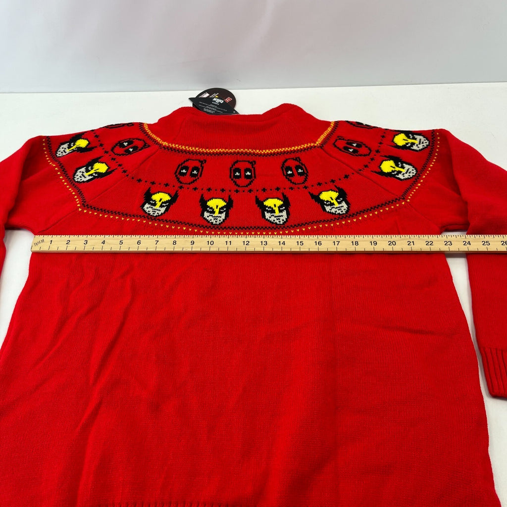 Deadpool & Wolverine Christmas Jumper Size XL Funny Novelty Pullover