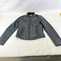 Aviatrix Women's Real Leather Biker Jacket in Black size M