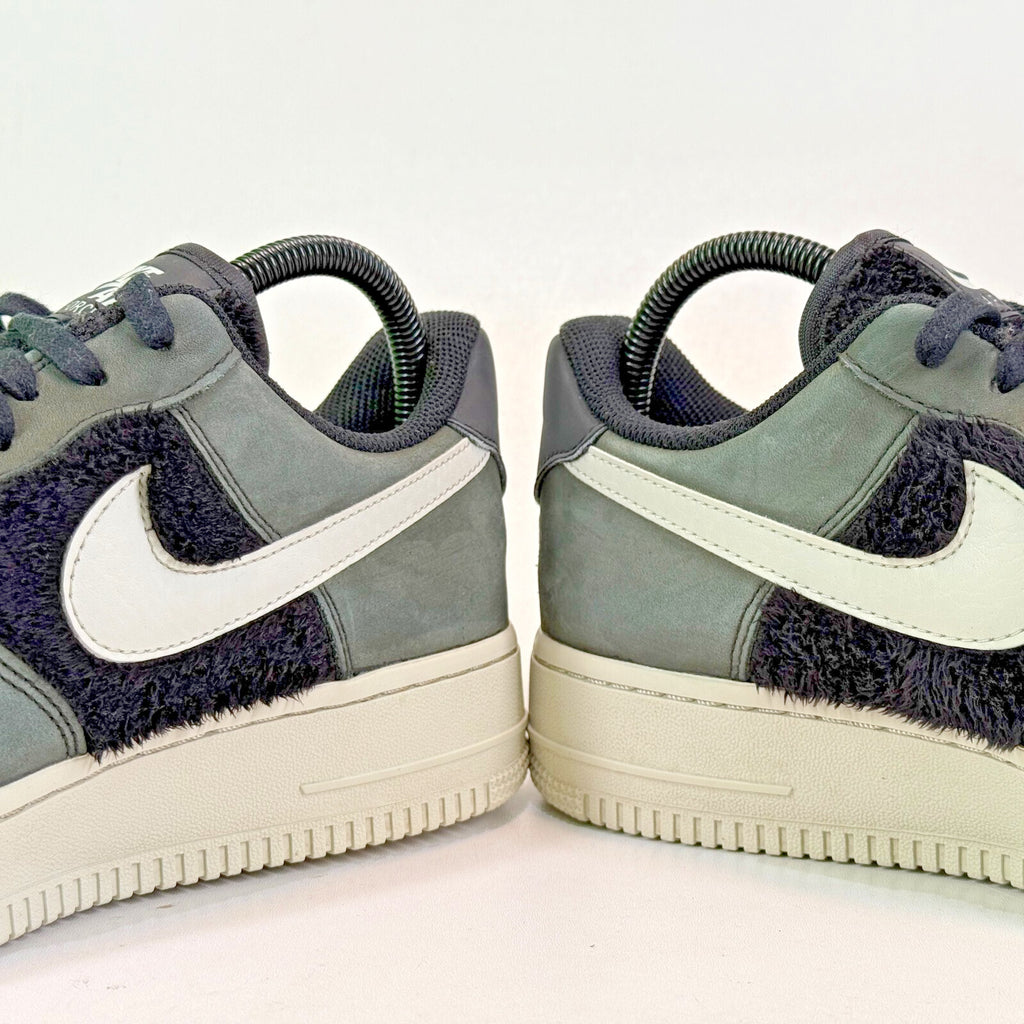 Nike Air Force 1 Low MEM 4 Grey & Black Fur/Bone - UK 6.5 EU 40.5 - DO6714-001