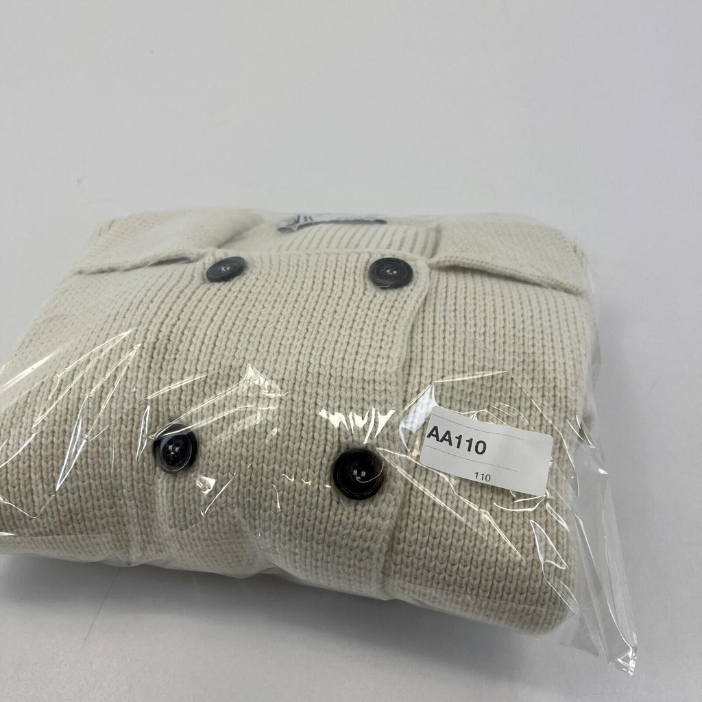 Zara Double Breasted Cardigan in Ivory White size Medium