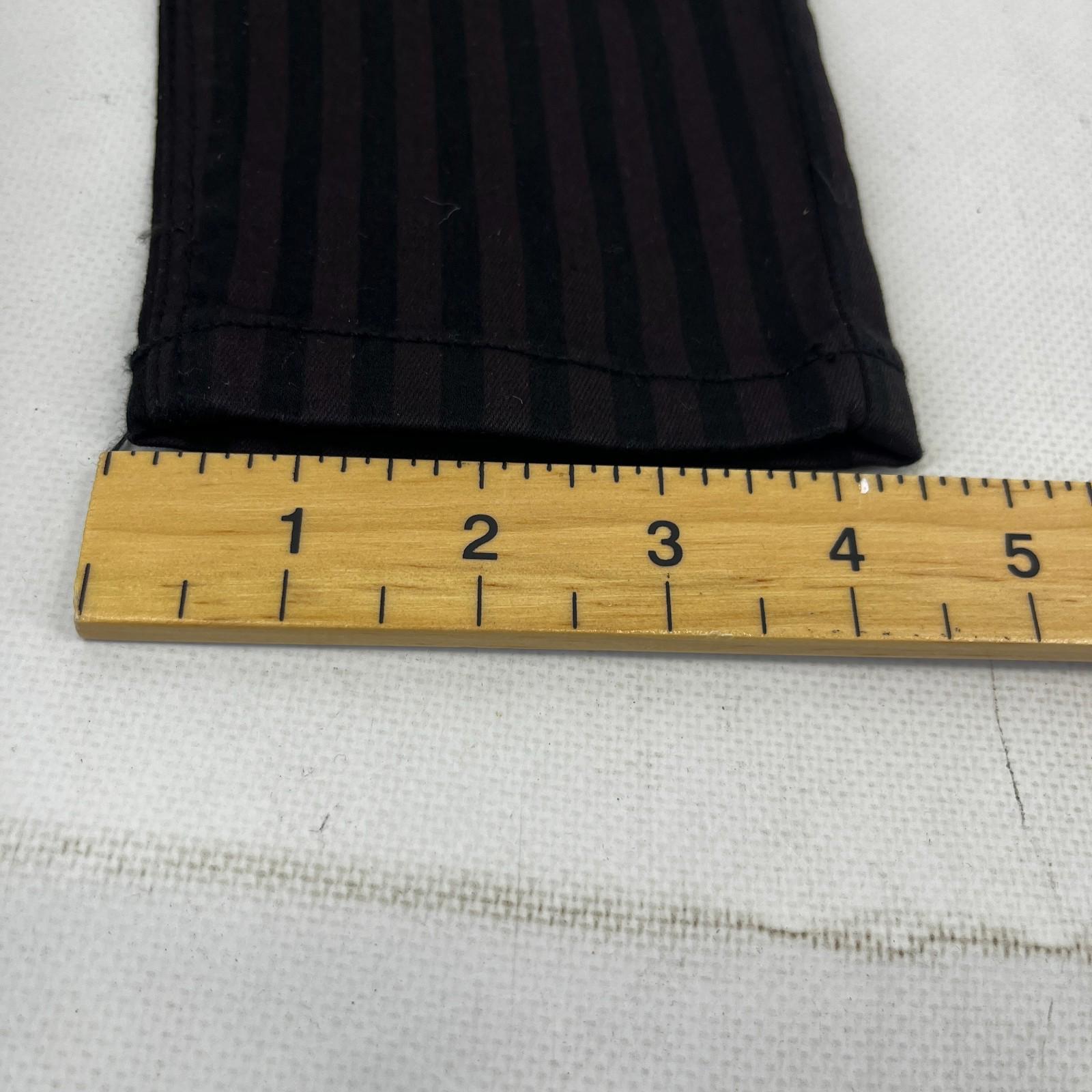 Clockhouse Womens Black/Purple Striped Jegging Jeans Skinny size 36R NWOT