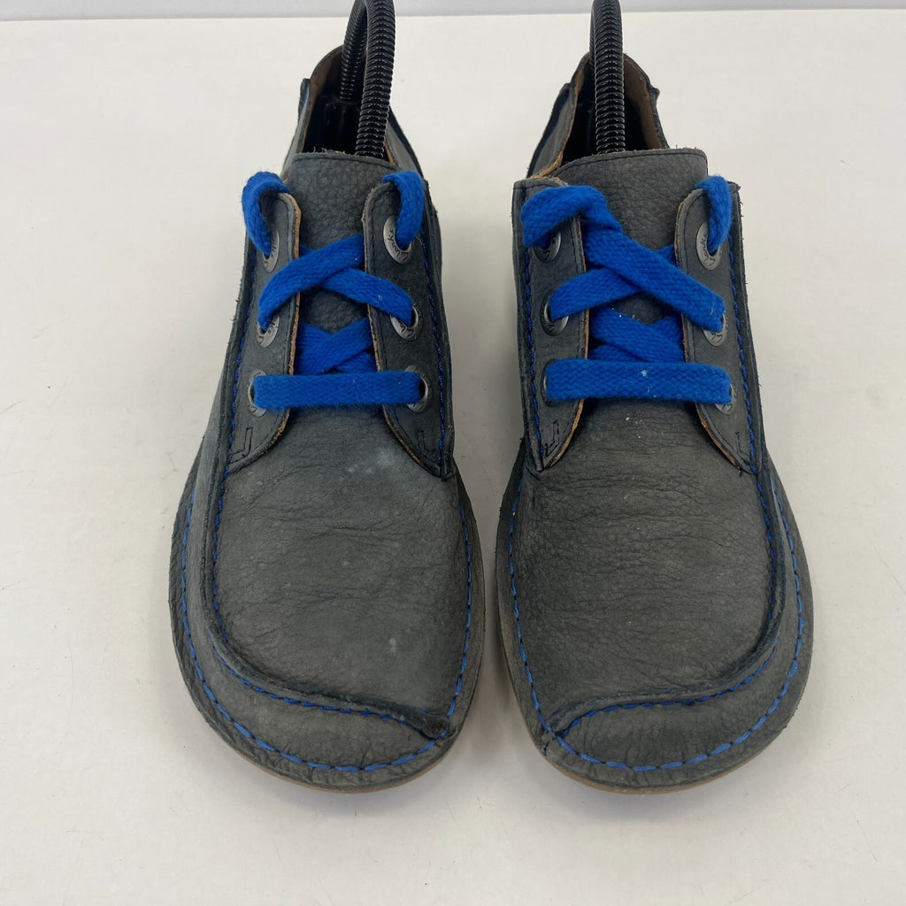 Clarks Artisan Leather Shoes Dark Grey size UK 5.5 EU 39 Women's Pastie Pasty
