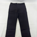 Clockhouse Womens Black/Purple Striped Jeans Cotton Blend Skinny size 38R NWOT
