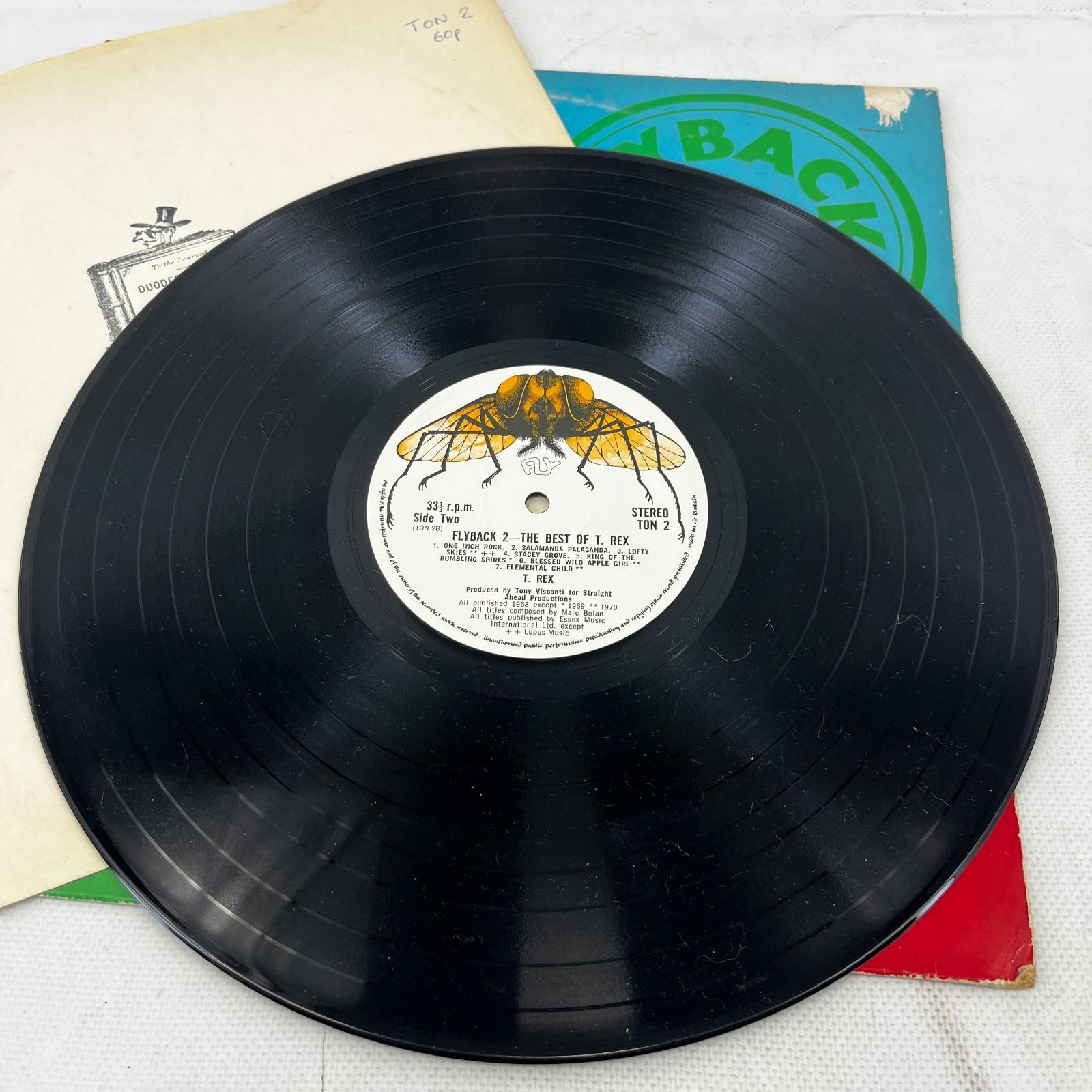 T Rex - Flyback 12" Vinyl Record 1970 - G/VG+