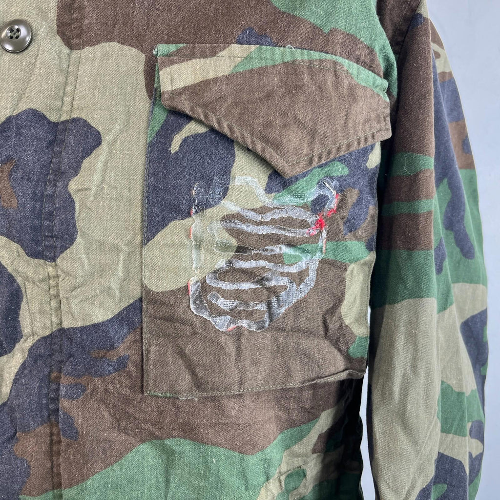 Vintage Issued US Military M65 Jacket Field Camouflage Medium Regular See Detail